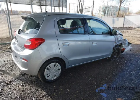 2018 Mitsubishi Mirage Es from USA, damaged, VIN ML32A3HJ9JH001433